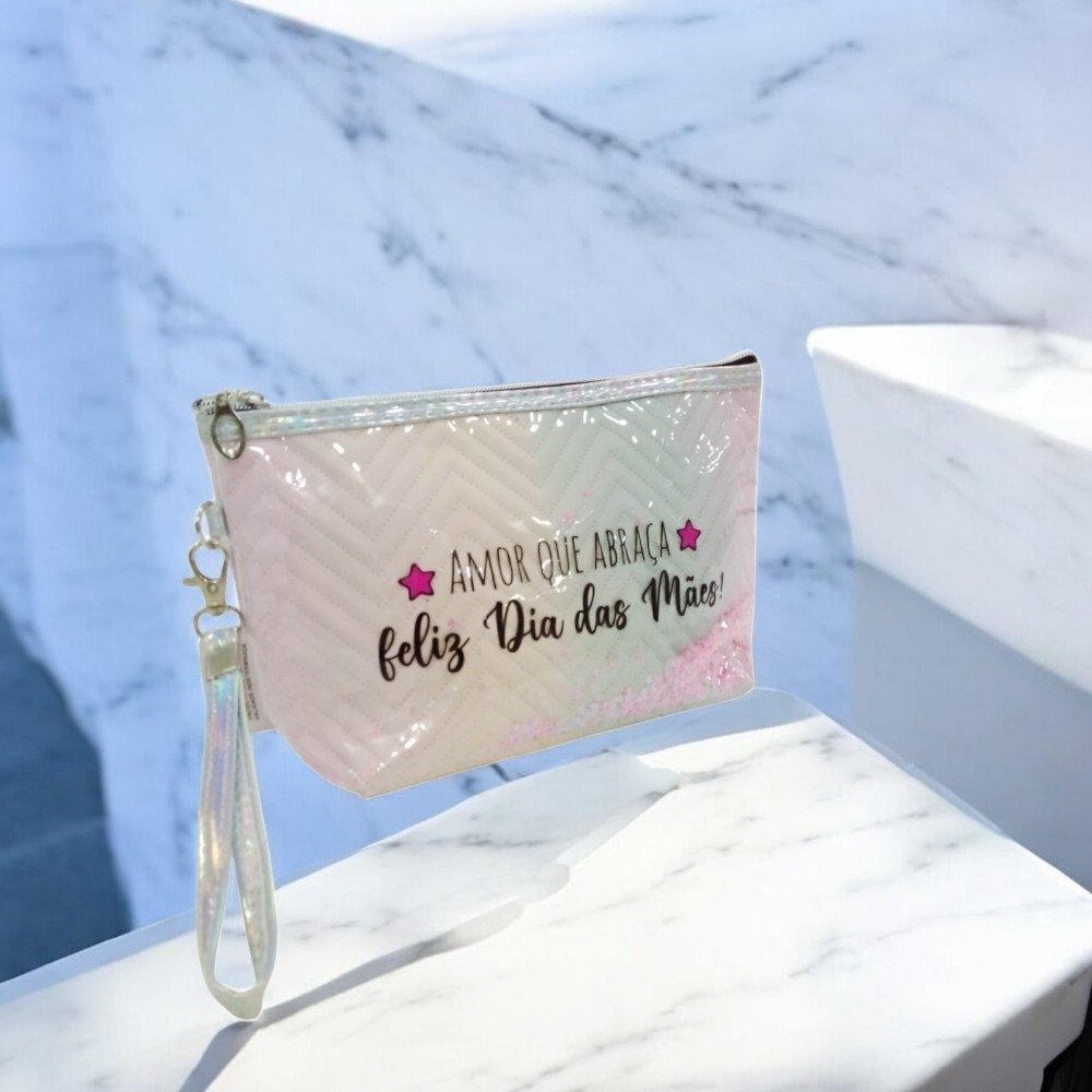Necessaire Pvc "Amor que Abraça"