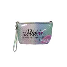 Necessaire Pvc "Mãe carinho em cada gesto"