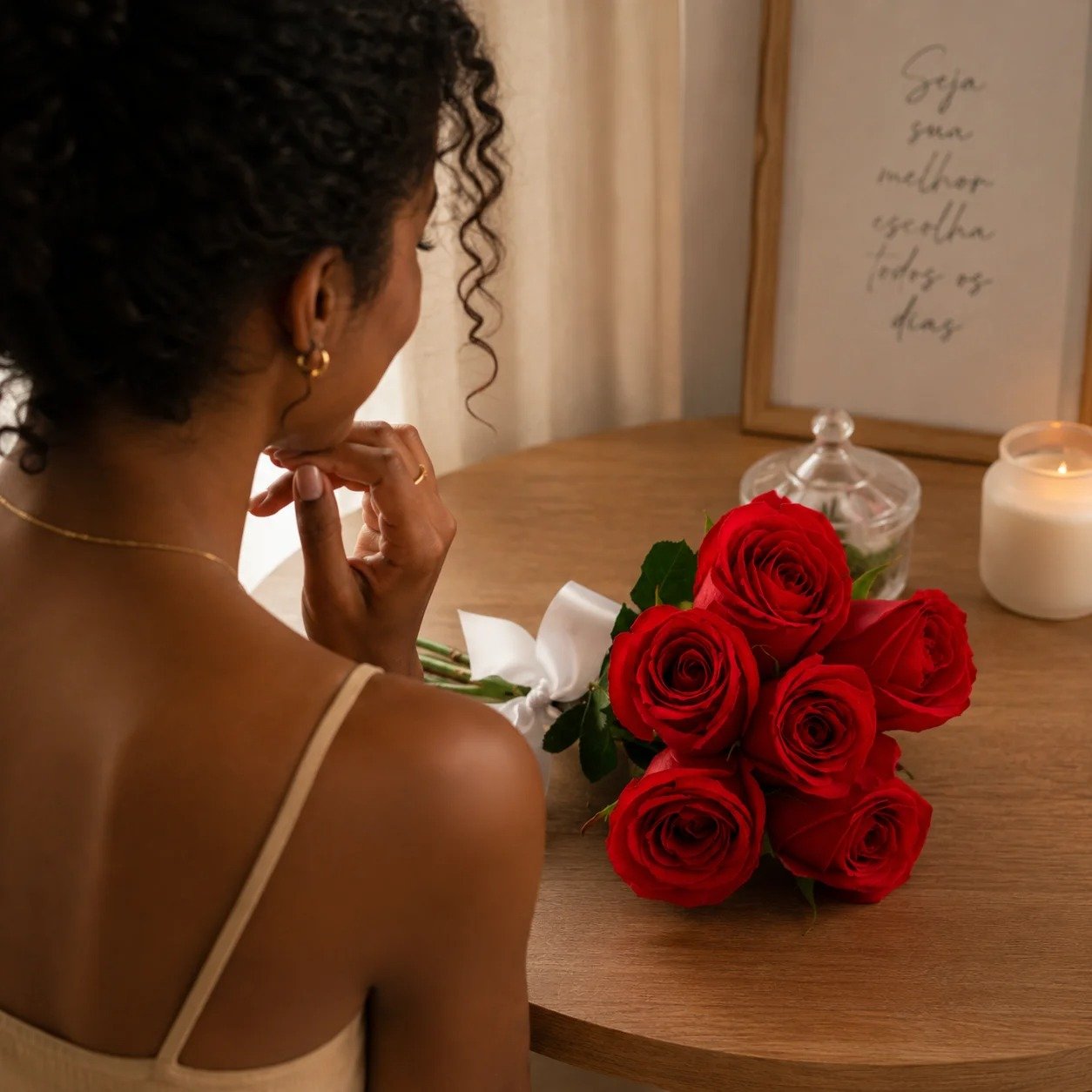Buquê de 6 Rosas Vermelhas -Edicao limitada