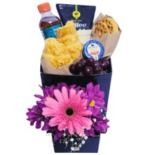 Box Gaveta com Flores, waffles, geleia Queensberry