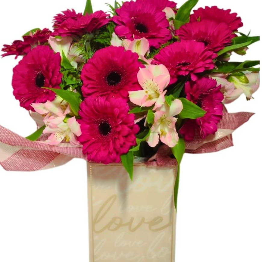 Arranjo Gerberas Pink