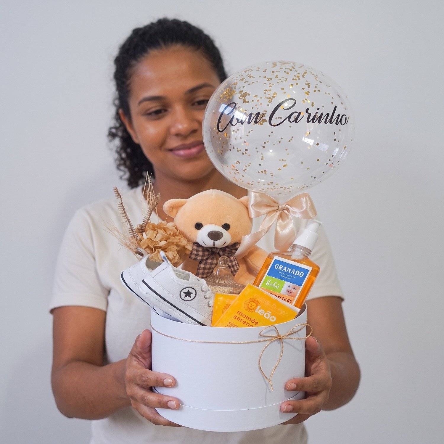 Cesta Maternidade Mamãe e Bebê 