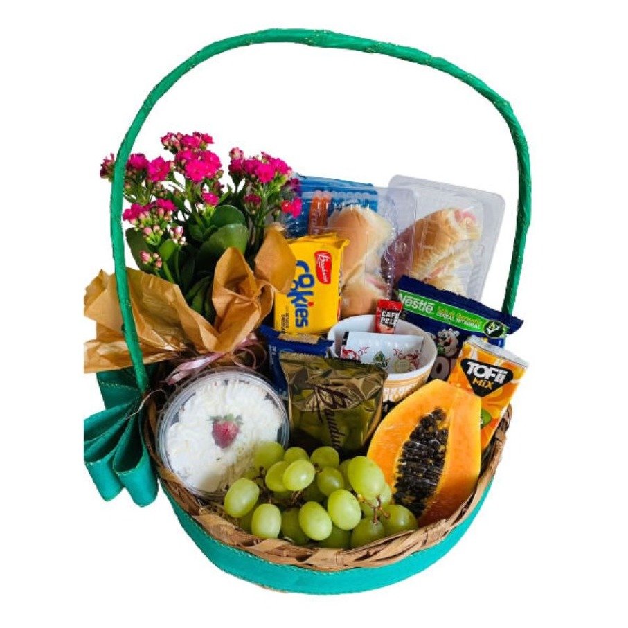 Cesta Flores Presente