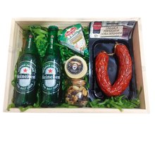 Cesta Gourmet de Petiscos e Cerveja