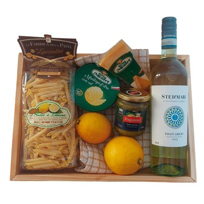 Cesta Gourmet com Vinho