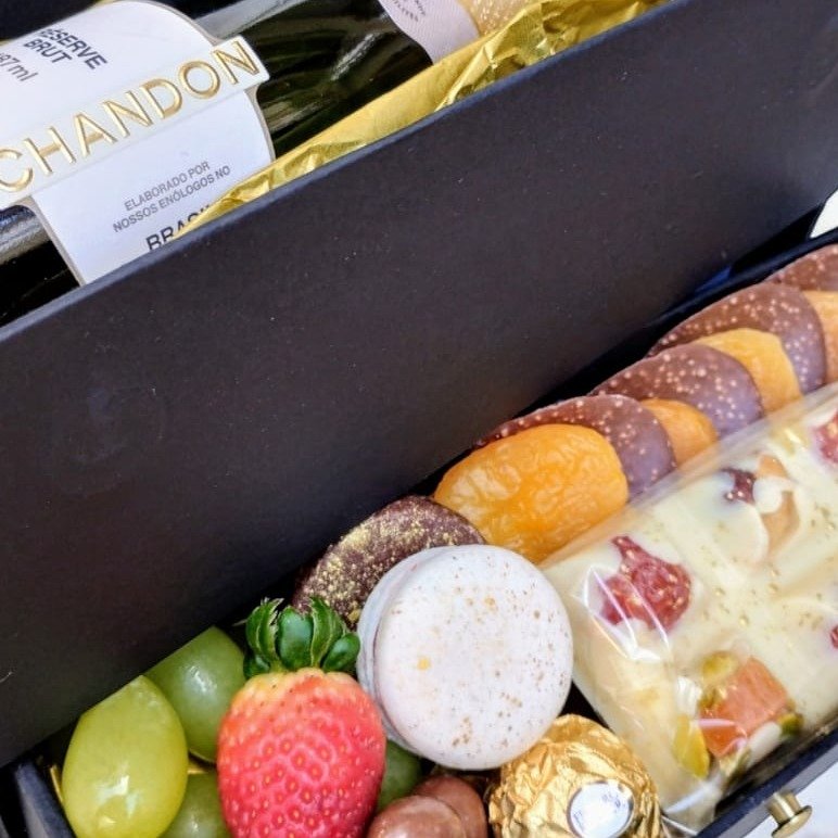 Cesta Presente Chocolate Premium