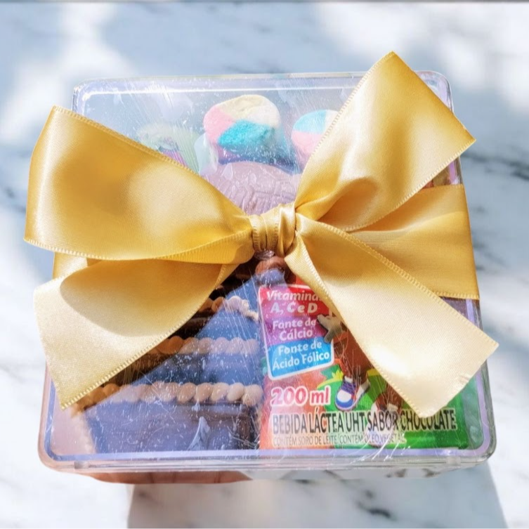 Cesta Presente Para Crianças Doces Sorrisos