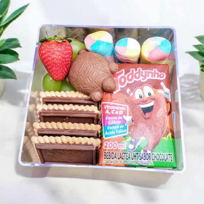 Cesta Presente Para Crianças Doces Sorrisos