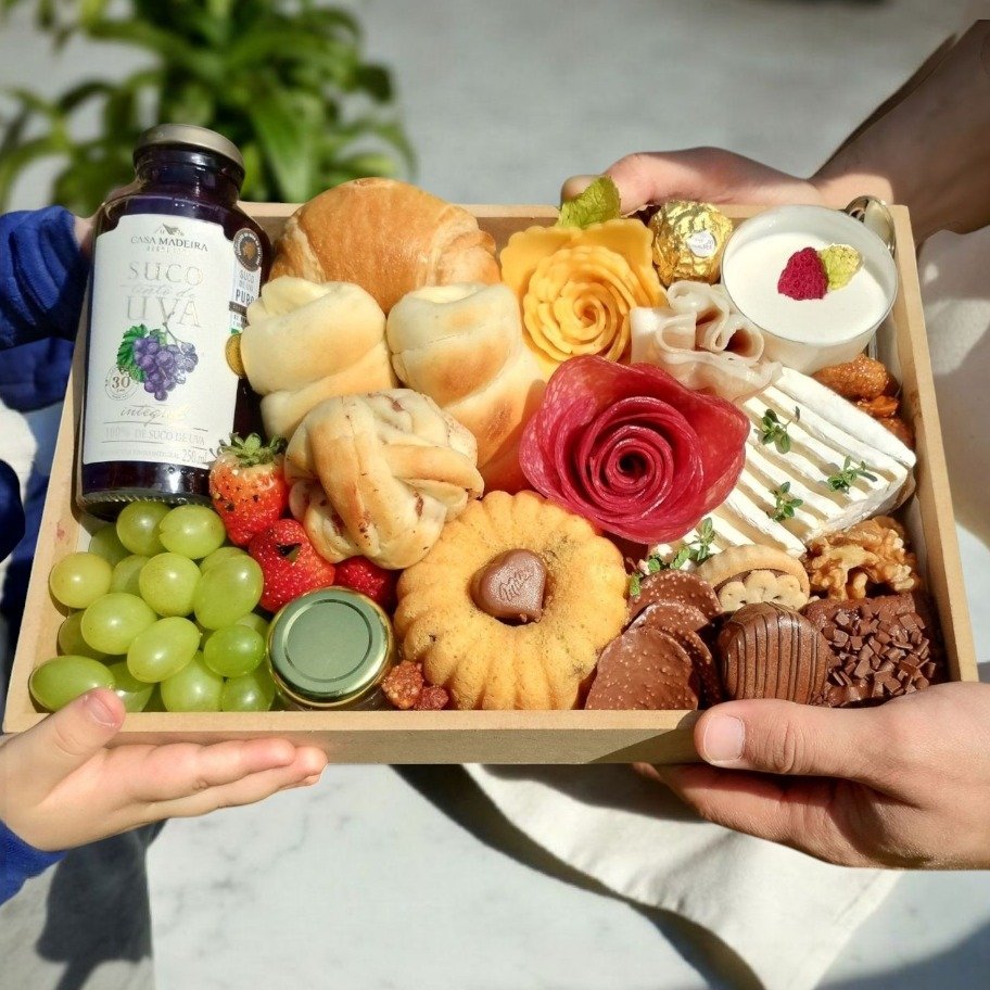 Cesta Presente Dia dos Pais Entre Sabores e Sorrisos