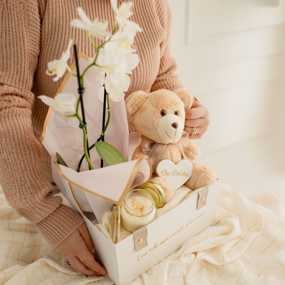 Cesta Presente Ursinho Enchanté