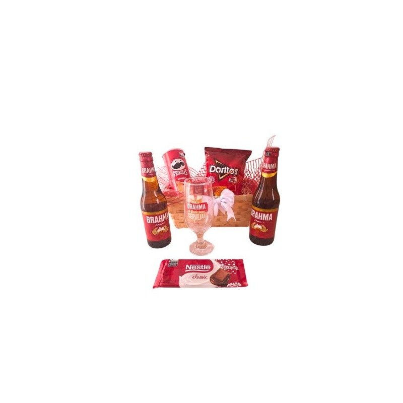 Cestas de Cervejas Brahma e Aperitivos Surpresa