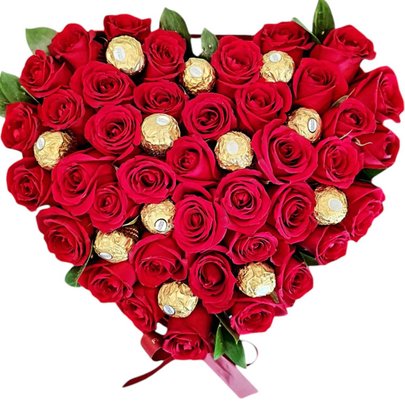 Expressão de Amor em Rosas