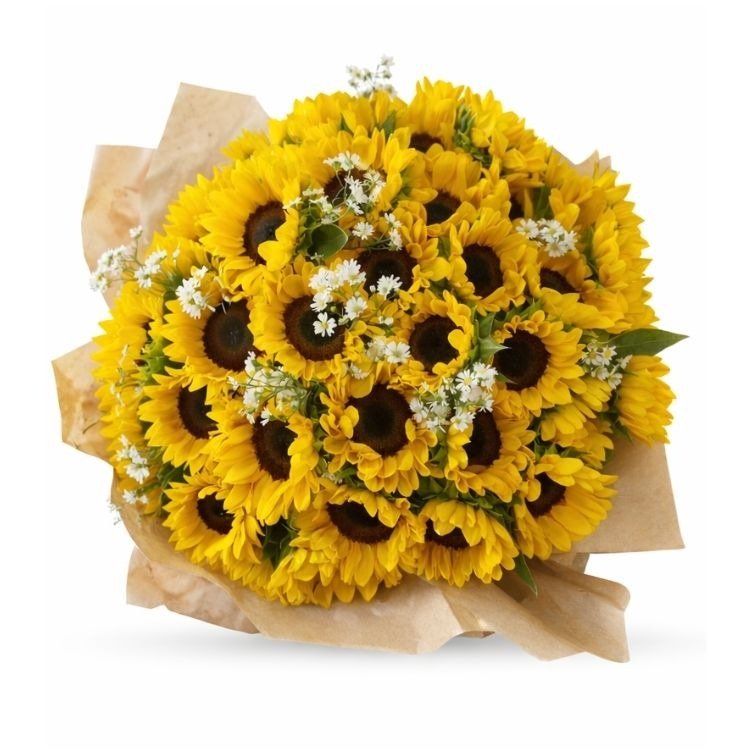 Buquê com 40 Girassóis Aurora
