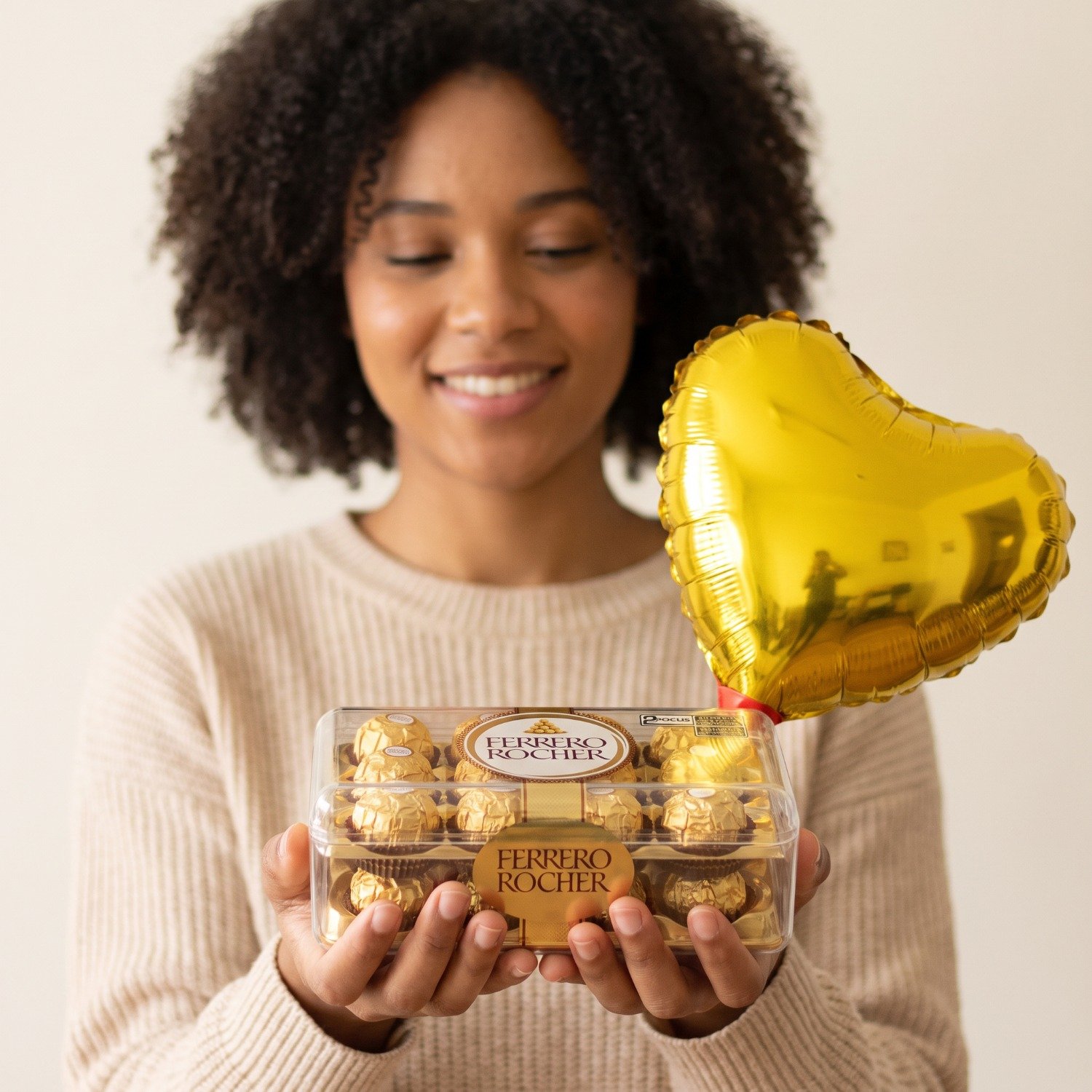 Chocolate com Balão Dourado