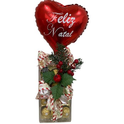 Ferrero Rocher com Balão de Natal