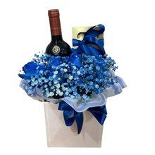 Arranjos com Rosas, Vinho e Chocolate