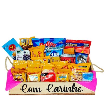 Cesta de Café da Manhã Com Carinho
