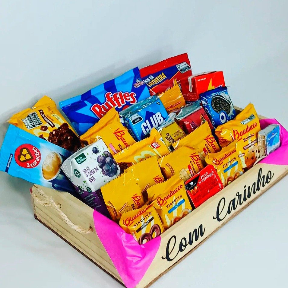 Cesta de Café da Manhã Com Carinho