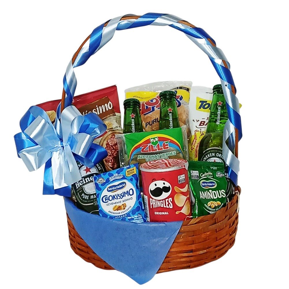 Cesta de Cervejas e Petiscos Média