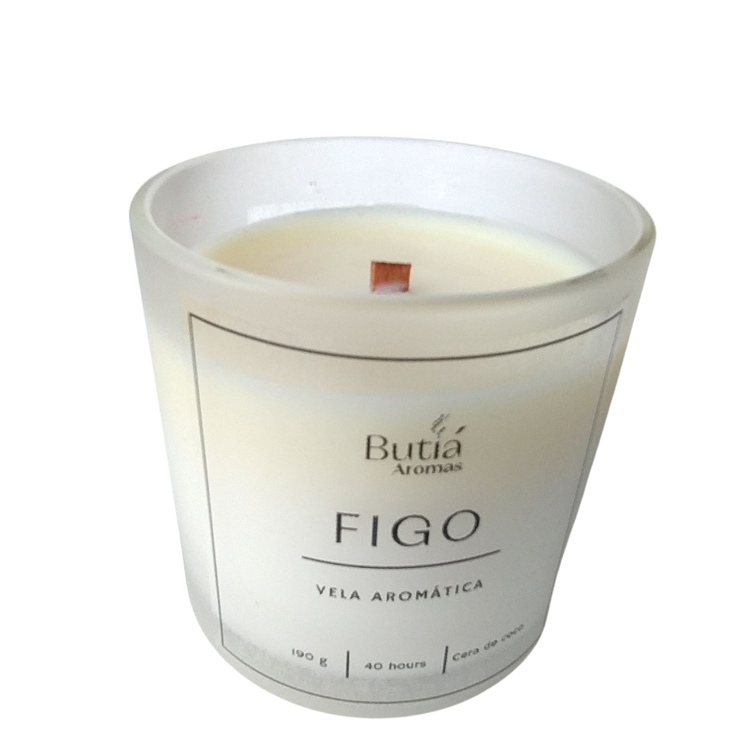 Vela Aromática Perfumada de Figo 190 Gramas