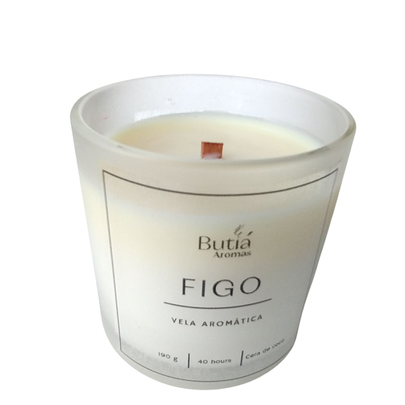 Vela Aromática Perfumada de Figo 190 Gramas