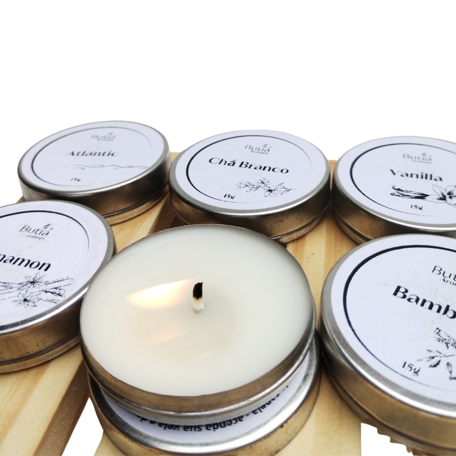 Kit 5 Velas Aromáticas Rechaud