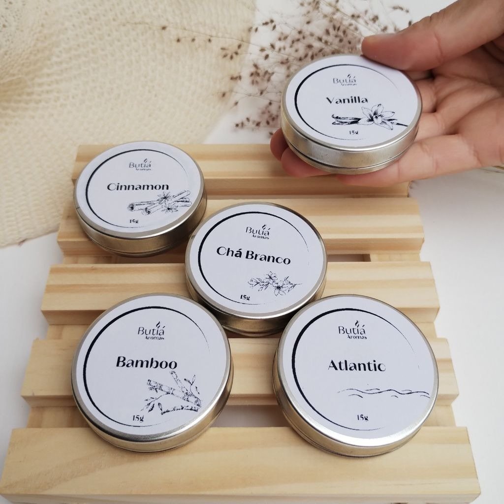 Kit 5 Velas Aromáticas Rechaud