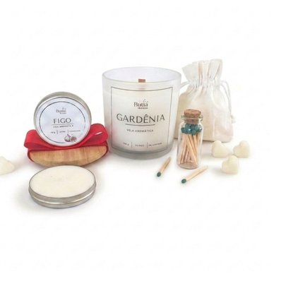Vela Aromática de Gardenia e Figo