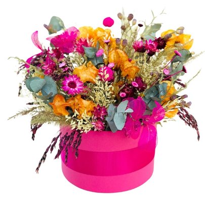 Box de Flores Desidratadas Carinho