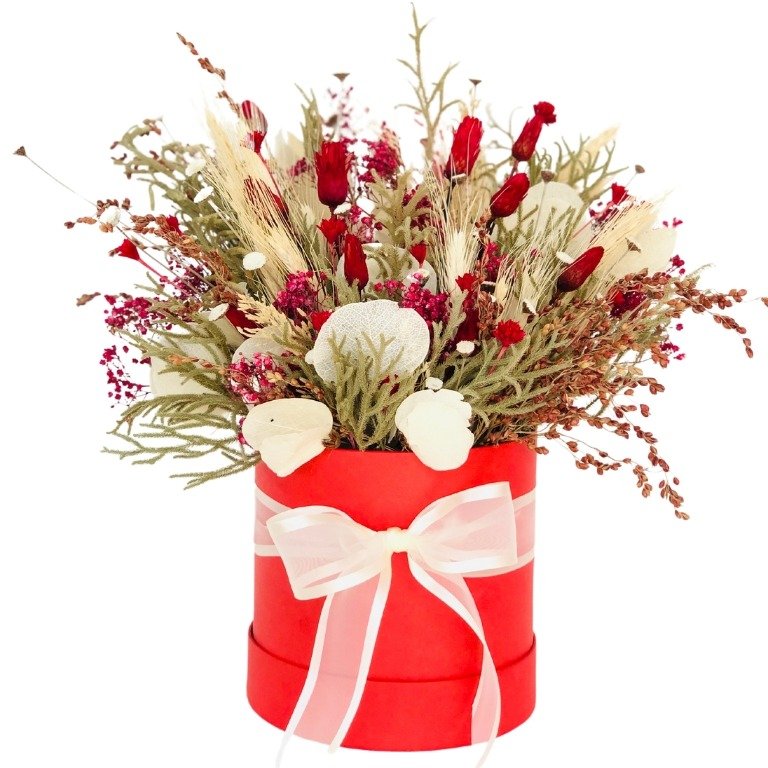 Box de Flores Desidratadas Paixão
