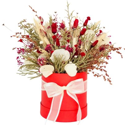 Box de Flores Desidratadas Paixão