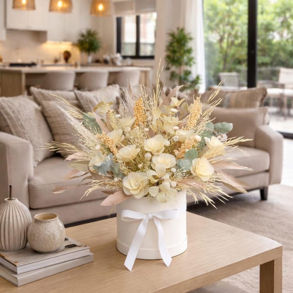 Box de Rosas Brancas Elegance 
