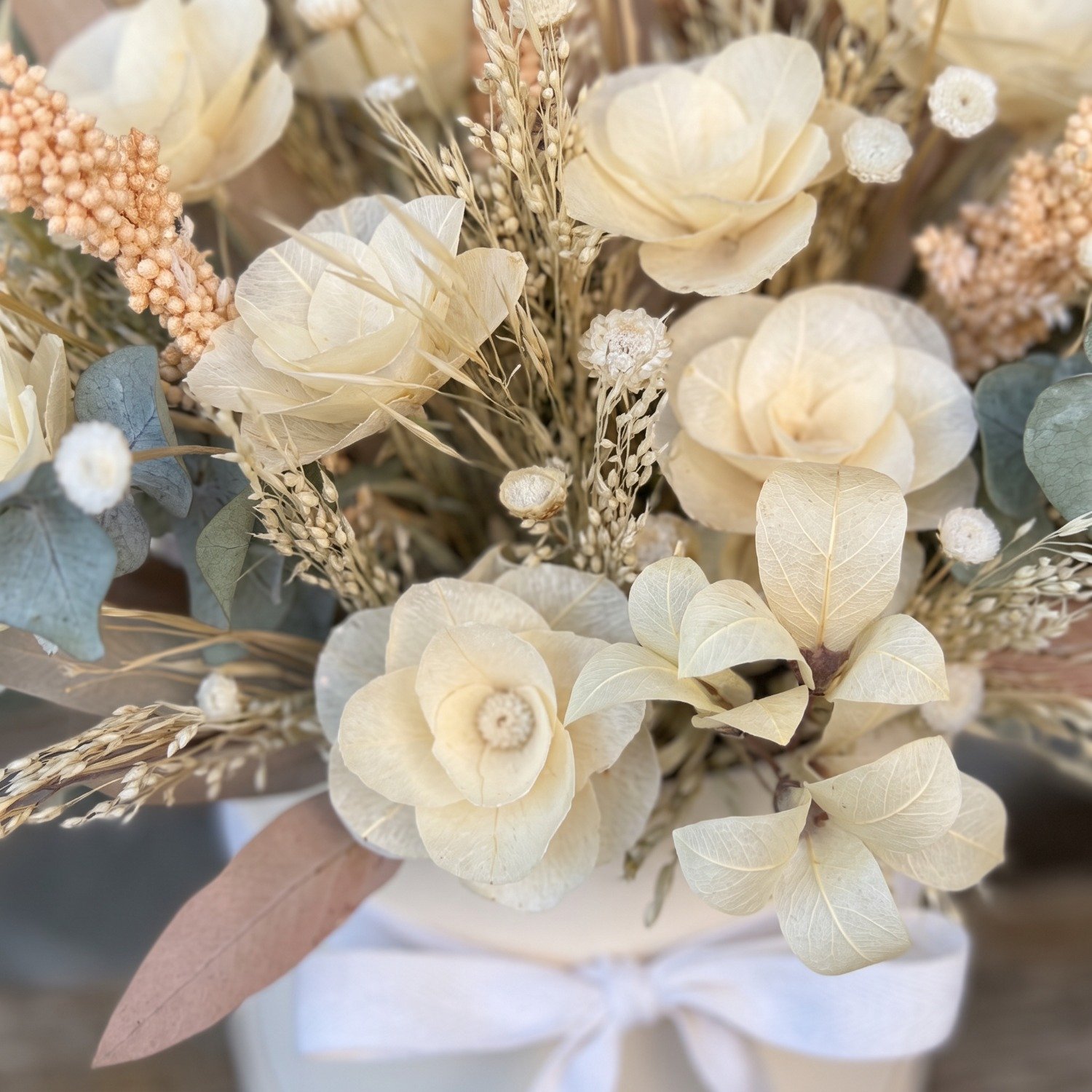 Box de Rosas Brancas Elegance 