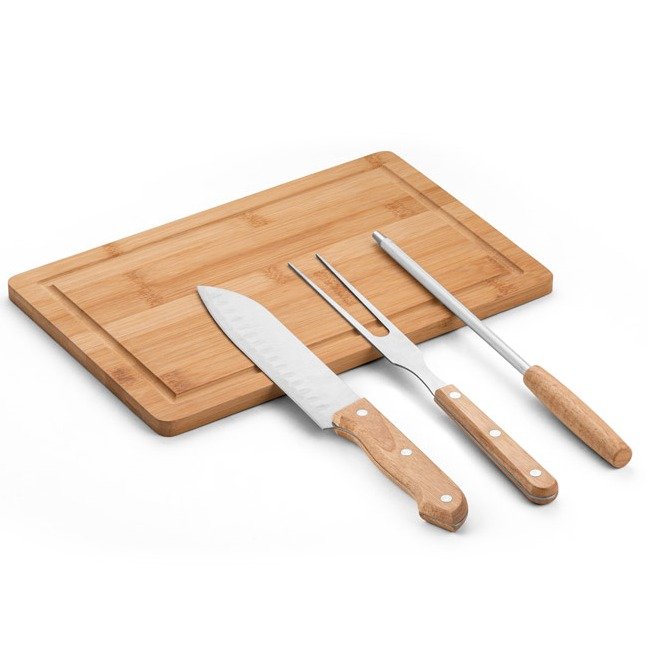 Moussaka Kit Churrasco em Estojo de 210 D e Tábua em B