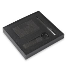 Kit Escritório Chaveiro, Caneta e Porta Cartões