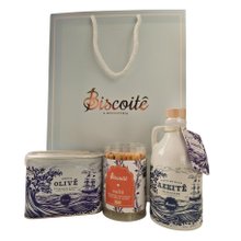 Kit Biscoitê com Azeite, Olivê e Snack Sallê