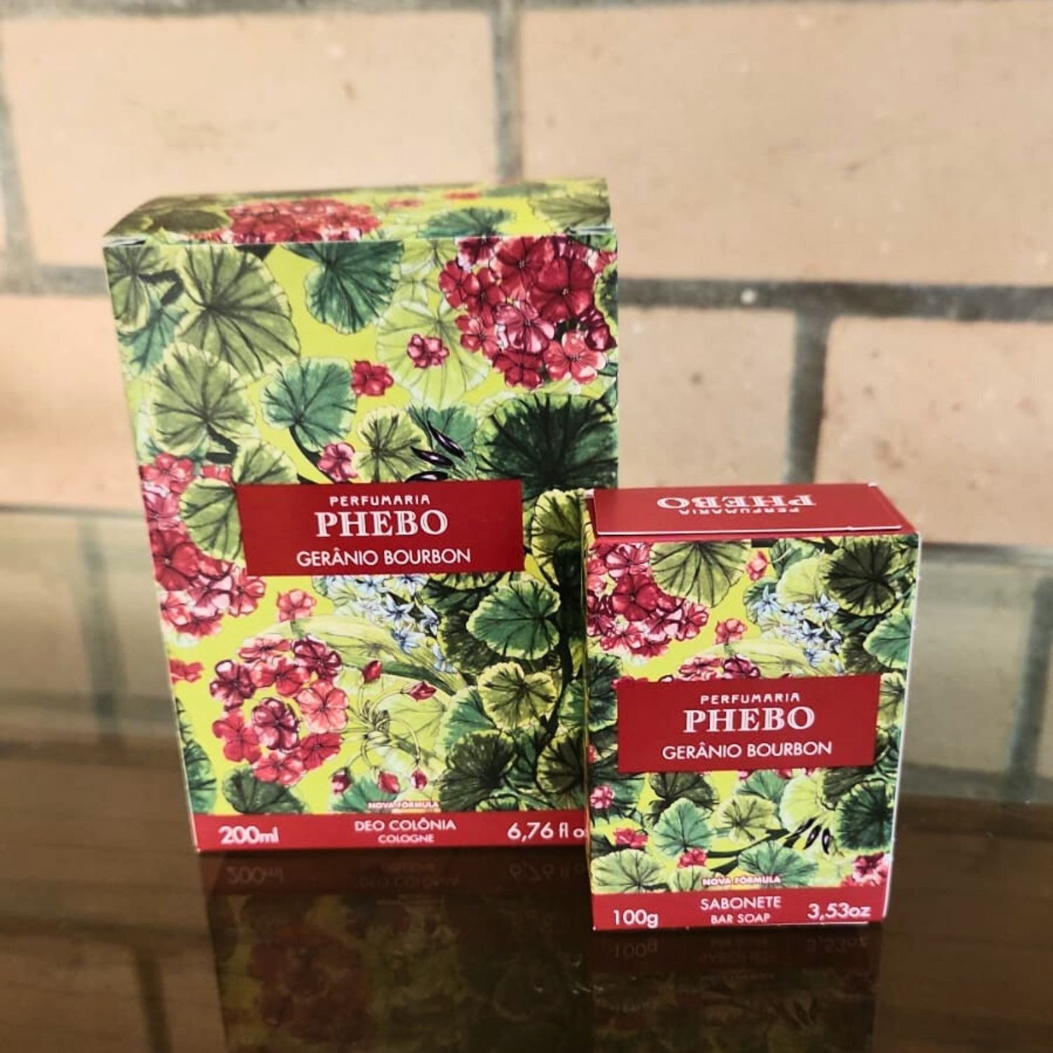 Carta Gerânio Bourbon Colônia Granado Phebo