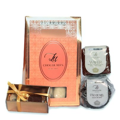 Combo Delícias Lu com Chocolates e Biscoito