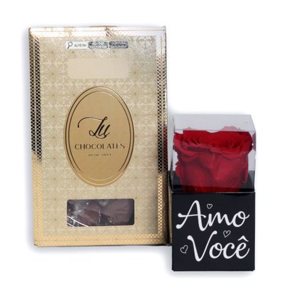 Amor & Sabor Pipoca de Chocolate e Rosa Encantada