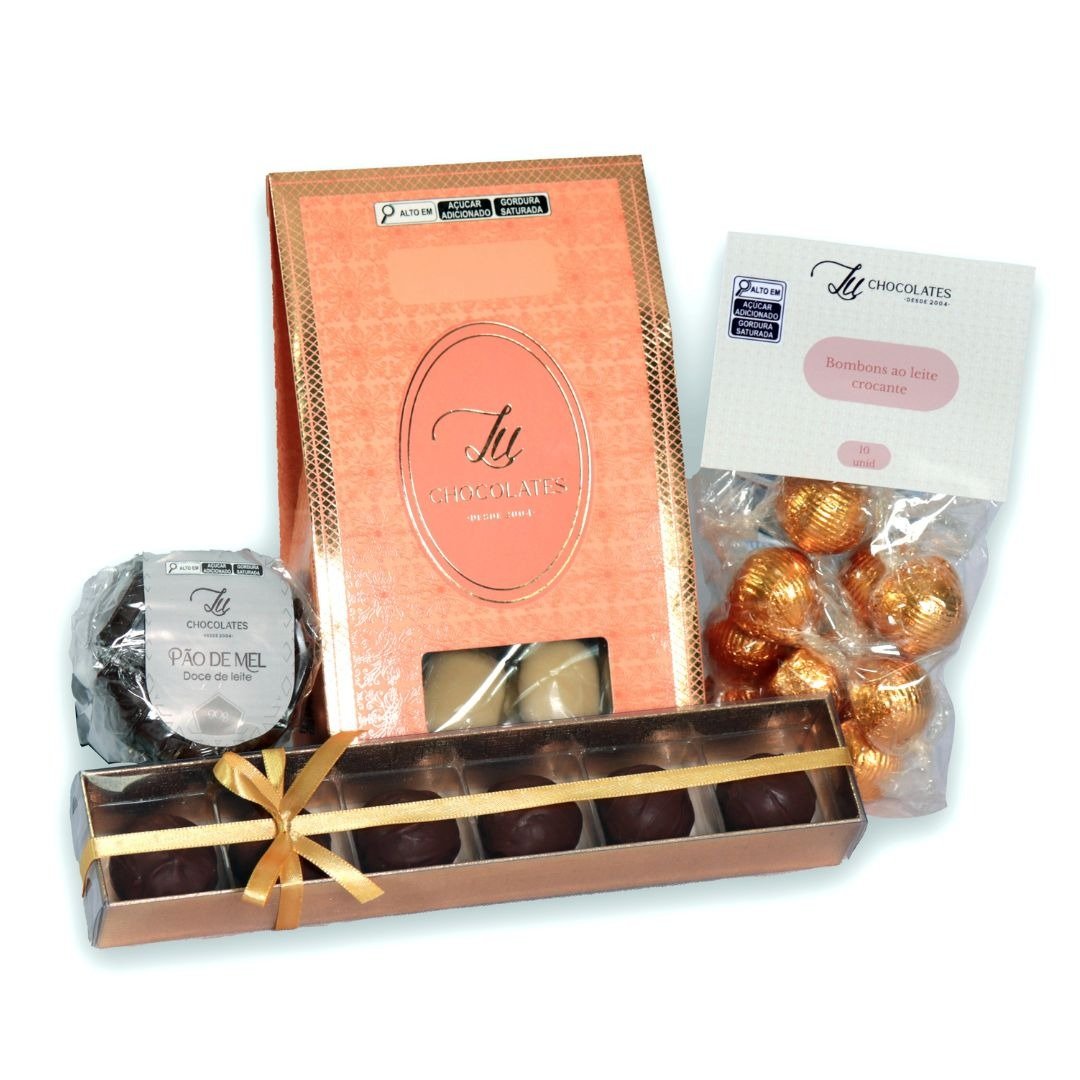Combo Doces Lu com Bombons, Trufas e Delícias