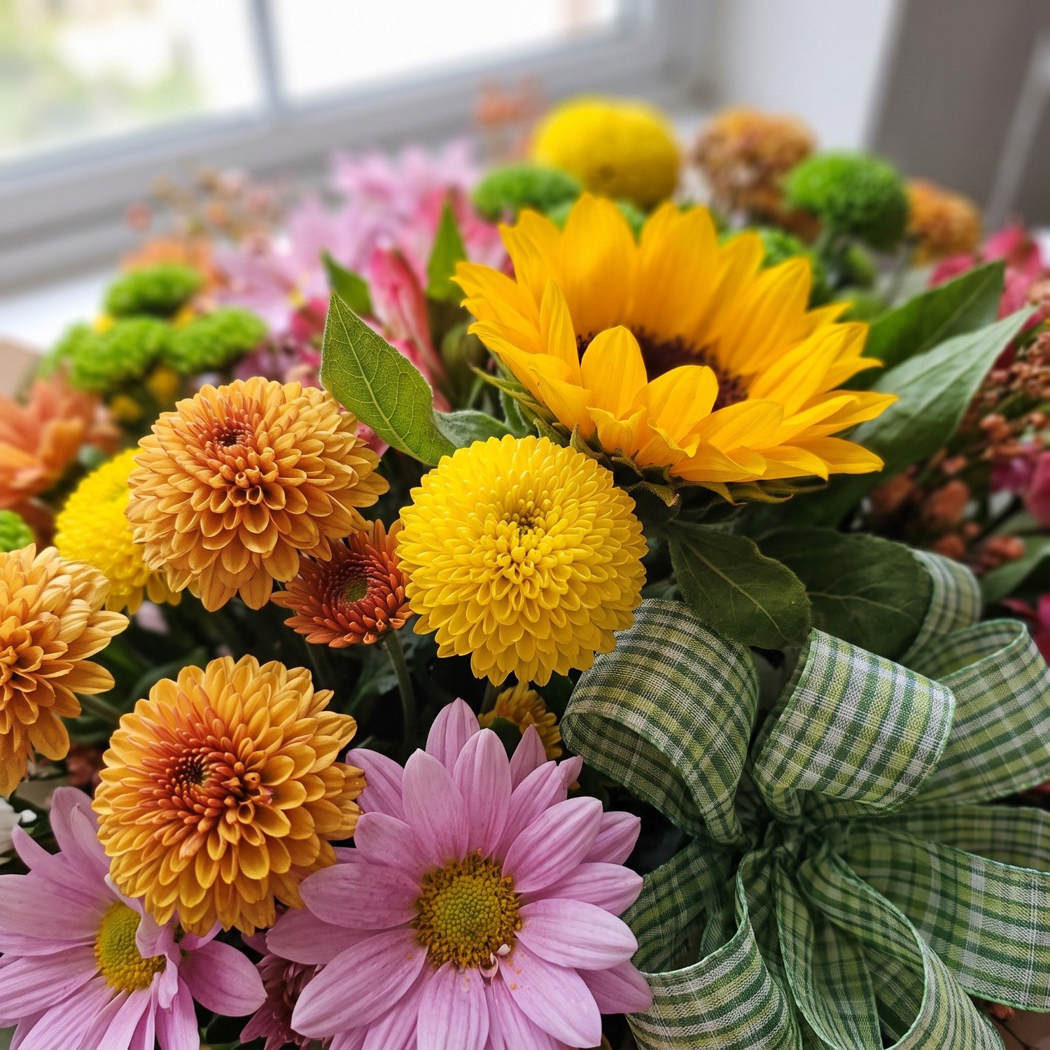 Buquê de Flores do Campo com Girassol