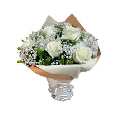 Buquê de Rosas Brancas Exportação