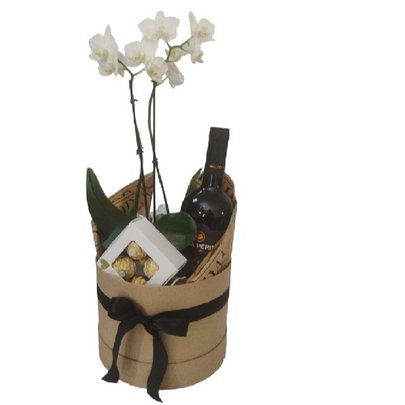 Box Flores e Vinho