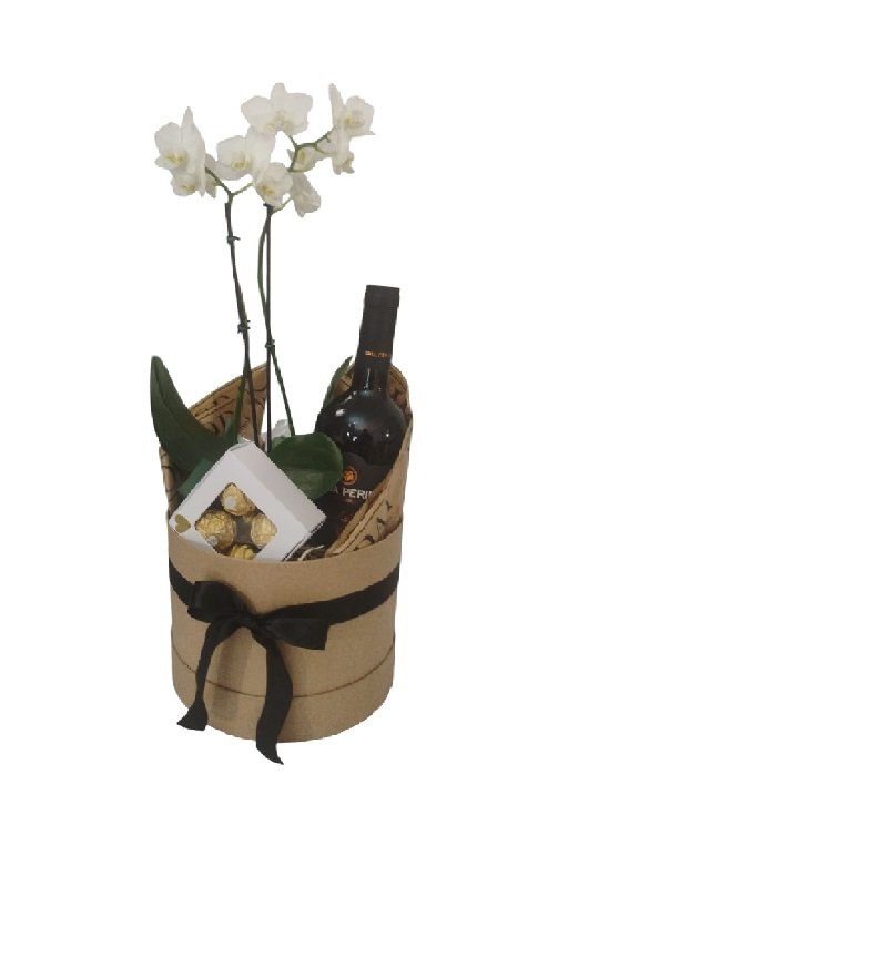 Box Flores e Vinho
