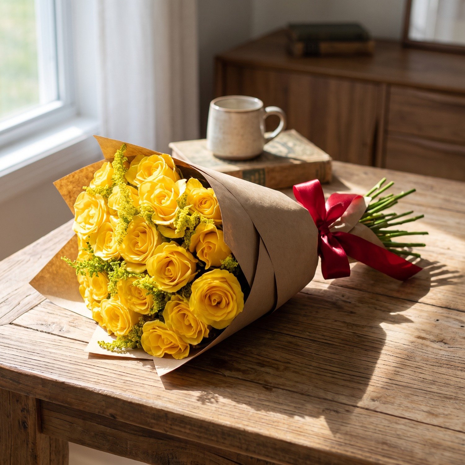17 Rosas Amarelas com Tango