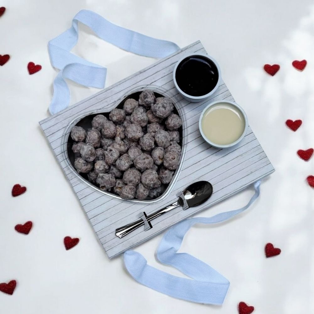 Kit Fondue no Coração com Pipoca