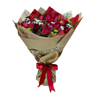 Buque classico 12 rosas