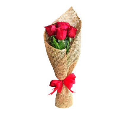 Buquê Mini de Rosas Vermelhas