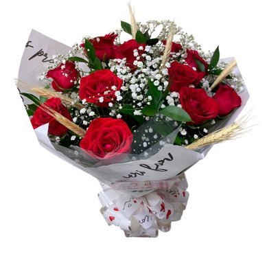 Buquê Estruturado 12 Rosas