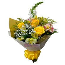 Buquê  Rosas e Astromelia